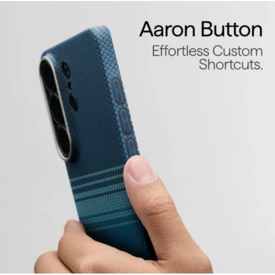 Pitaka Edge Ultra Slim Case with Aaron Button for Samsung S26 Ultra - Moonrise
